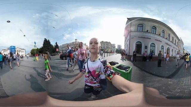 Изучаю камеру 360 градусов. Пробный влог. Блондинка ТВ смотреть онлайн