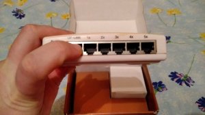 Обзор на Acorp 5 Ports Fast Ethernet Switch