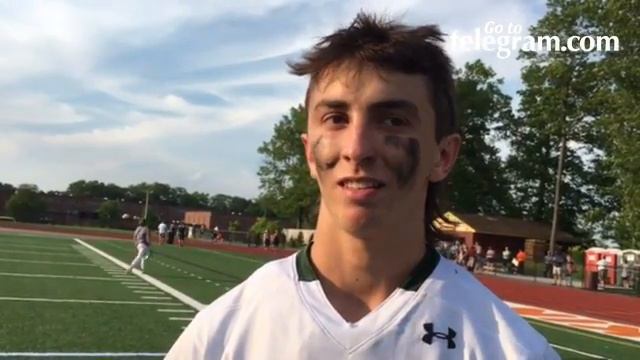 Grafton's Anthony D'Angelo talks about how the Indians beat rival Nipmuc 14-5 in the district final смотреть онлайн