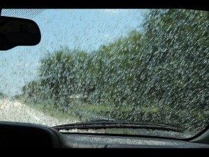 Ну очень дешевый способ по быстрому отмыть лобовое стекло от мух в дороге