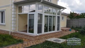 REHAU EURO-Design Slide – раздвижное остекление веранды