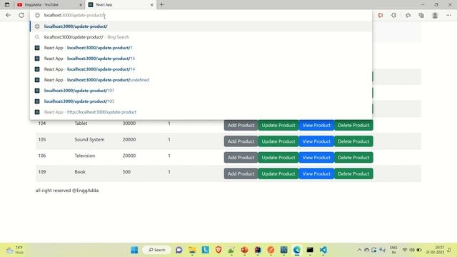 Full Stack Web App | React Front End | Spring Boot Back End | Course Overview L01 |EnggAdda