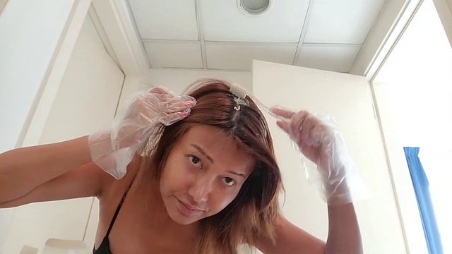 Garnier 7.1 Ash blond hair dye | black root touch up смотреть онлайн