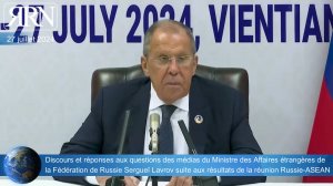 Réponses aux questions des médias à Sergueï Lavrov à l'issue de la réunion Russie-ASEAN