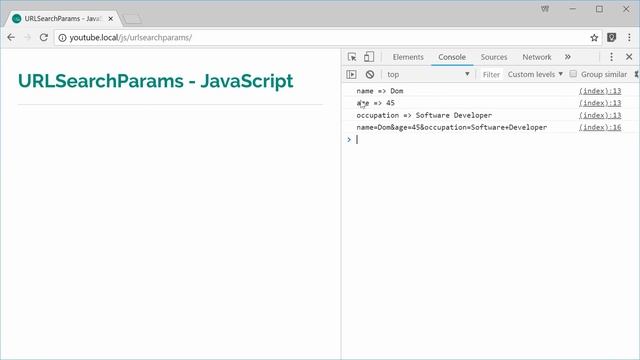 URLSearchParams in JavaScript - Constructing Query Strings смотреть онлайн