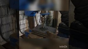 Сверление тех пластины армированной стальным тросом