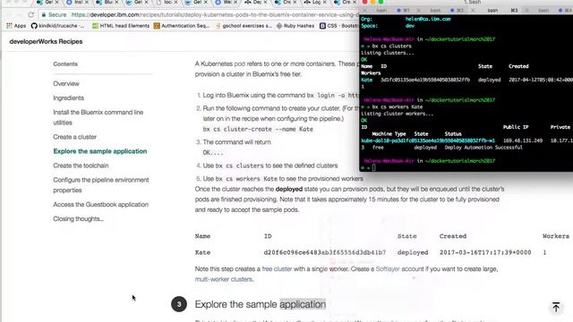 Deploying to Bluemix with Kubernetes Containers & Toolchains смотреть онлайн
