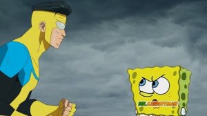 Губка Боб Даёт Неуязвимому  Работу / Spongebob Gives Invincible a Job на русском