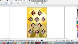 HOW TO MAKE PHOTO COLLAGE IN COREL DRAW (RASHI KHANNA)