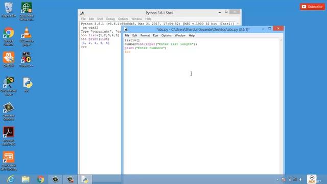 How to take a user input for list in python | List Manipulation