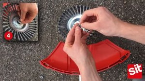 HOW TO mount a brush on a String Trimmer - SITBRUSH