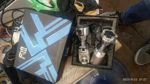 Honda super cub AA04 установка ламп H4 с линзой, bi led мини линзы H4 F40