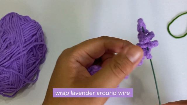 How to Crochet a Lavender (for Beginners)