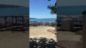 Дорога на пляж и пляж отеля Изумрудный, Кабардинка