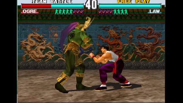 Tekken 3 Team Battle Mode 8 vs 8 Random Matches #5 (2 Perfect) смотреть онлайн