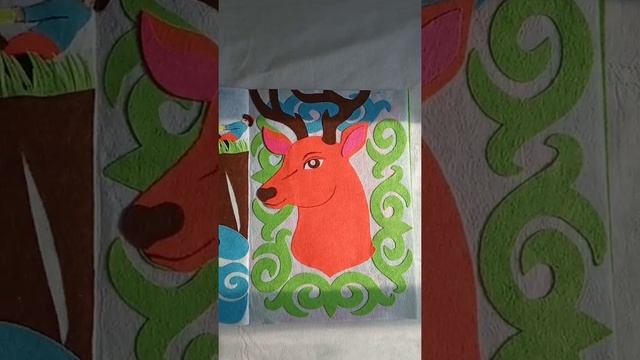 Книжка из фетра. Иллюстрации к сказке "Бугу эне" смотреть онлайн