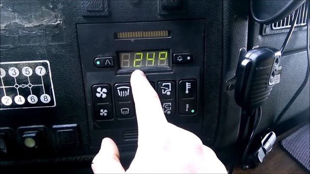 Управление печкой Маз