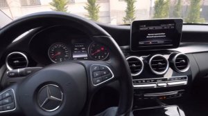 Обзор w205 , расход топлива  зимой Mercedes C220d 2016 года.,ручная механика .