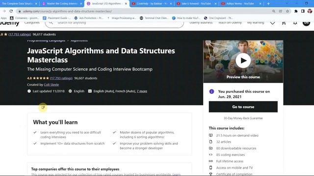 Best Free and Paid Courses For Data Structure and Algorithm 2022