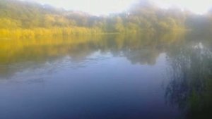 Река танып на рыбалке
