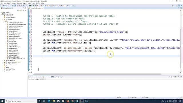 Selenium WebDriver Tutorial #36 - How to Handle Web Table in Selenium