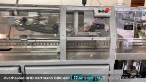 GHD Hartmann GBK-420 Bread Packing Machine Overhauled by Amarant LTD