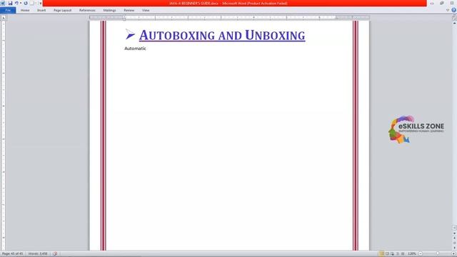 JAVA - Lecture 22 USING WRAPPER CLASS WITH THE HELP OF A PROGRAM IN JAVA