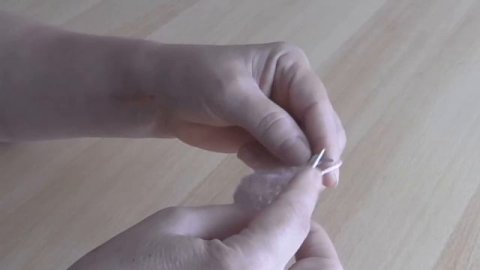 Узор спицами "Песок"