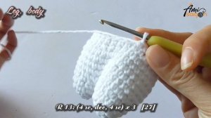 #453 |  Amigurumi Doll Jin (2/3)| How To Crochet Animal Amigurumi | @AmiSaigon