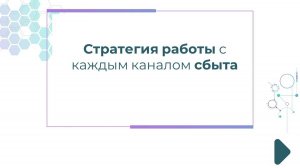 Стратегия работы с каждым каналом сбыта