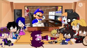 Fandoms crew react to Mario plays fnaf