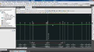Создание проектных откосов и таблица объёмов ЗП