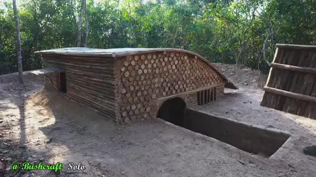 Примитивное строительство.