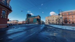 Новая Голландия - прогулка от метро Адмиралтейская - Россия, Санкт-Петербург / февраль 2023
