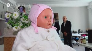 Артём Садула посетил производство детской одежды в Ивантеевке