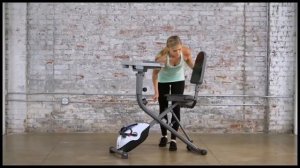 Exerpeutic Workfit 1000 Desk Station Folding Exercise Bike | 7150 Review Video