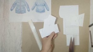 Выкройка - Детская Куртка. 5-9 лет. Уроки Моделирования детской одежды.