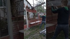 Как собрать ж/б забор на 4 плиты