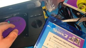 Blu-Ray player Shrek 2 Abominable The Croods A New Age & Wow Wow Wubbzg Blu-ray DVD Unboxing