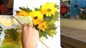 Цветы в пастозной технике. Живопись маслом. Мастер-класс Анастасии Скрылёвой