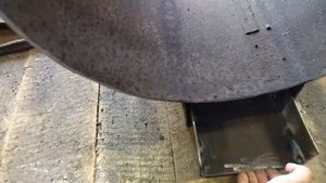 Печь/Котел горизонтальный из 530 трубы для бани пятистенки