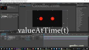 Выражения. Метод valueAtTime (t) в After Effects