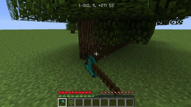 Minecraft mod на быструю вырубку деревьев.