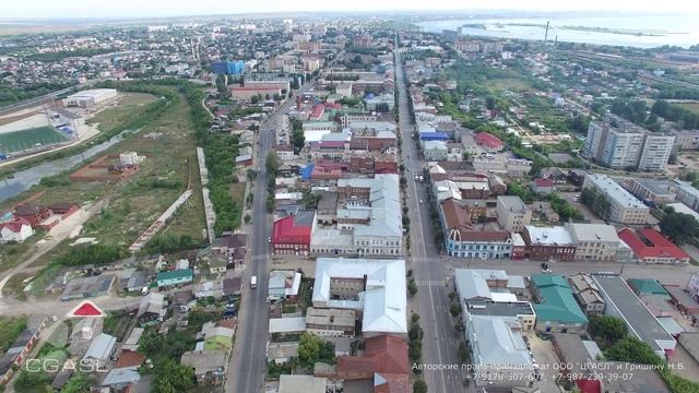 Аэросъемка города Сызрань