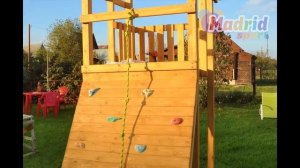 Детская деревянная площадка для дачи  Мадрид
