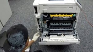 HOW TO CHANGE THE XEROX PAHSER 7800 LEFT HAND COVER ASSEMBLY