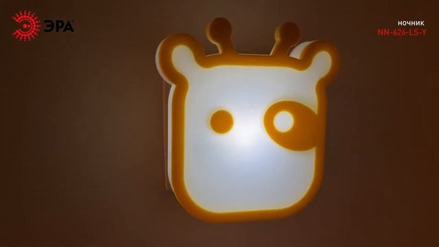 Ночник ЭРА "Бычок" NN-626-LS-Y желтый смотреть онлайн