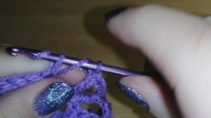 Ажурная шаль крючком/объяснение вязания.