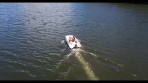 Яузское водохранилище с высоты полёта птицы. 2017 год.