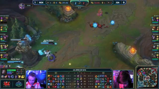 LCL Open Cup, Группа А: Игра 3 - ROX vs JST смотреть онлайн